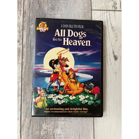 All Dogs Go To Heaven DVD Movie Original 1989 Animated Family Film - Picture 1 of 4